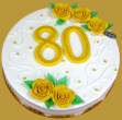 tort okolicznościowy z okazji 80 urodzin