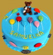 tort urodzinowy dla dzieci z balonikami