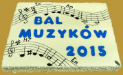 tort na bal muzyków 2015