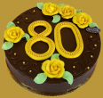 tort z okazji 80 tych urodzin