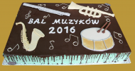 Tort z okazji balu muzyków Orkiestra Ostropa 2016