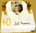 tort okolicznościowy - 40 rocznica ślubu