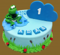 tort na roczek z żabką