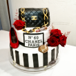 tort urodzinowy Chanel