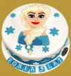 tort Elsa z masy