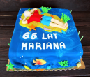 tort na 65 urodziny
