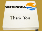 tort firmowy Vattenfall