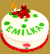 tort dziecięcy ELMO