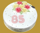 tort z okazji 85 urodzin