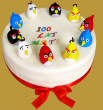 tort urodzinowy Angry Birds