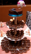 tort muffinkowy w ciemnej czekoladzie