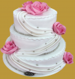 tort weselny angielski z plisami z różamowymi różami.jpg