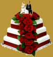 tort weselny w stylu angielskim 3 piętrowy kwadratowy_7