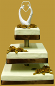 tort weselny na stelażu tradycyjnym 3- piętrowy kwadratowy_7
