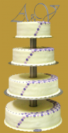 tort weselny na stelażu tradycyjnym 4- piętrowy_11