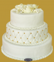 tort weselny w stylu angielskim pikowany